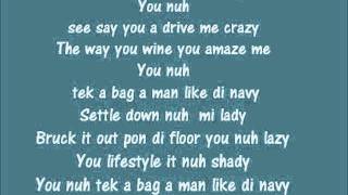 Settle Down Mavado Lyrics [upl. by Sikorski49]