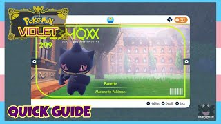 Where To Catch Banette In Pokemon Scarlet amp Violet  Location Quick Guide [upl. by Eidnac]