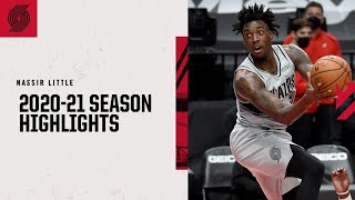 Nassir Little 202021 Season Highlights  Trail Blazers [upl. by Ahsiena]