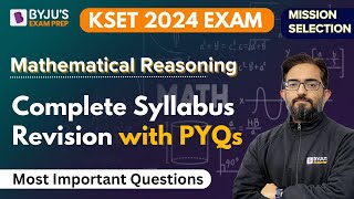 KSET 2024 EXAM  Maths and Reasoning  KSET Complete Revision through PYQs  Abhishek Sir [upl. by Banerjee310]