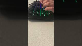 Typing on a NPET K31 Gaming Keyboard asmr [upl. by Blakelee]