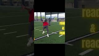 Zone Drops  Best DB Drill For Zone Coverage  💎🔥 football youtubeshorts [upl. by Broek960]