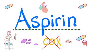 Aspirin  Cyclooxygenase COX Inhibitor  Acetyl Salicylic Acid  ASA Quick Review  Pharmacology [upl. by Eelirol]