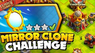 Easily 3 Star Mirror Clone Technique Challenge Clash of Clans [upl. by Lizbeth]