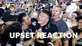 Vanderbilt postgame press conference with Clark Lea Diego Pavia after upset win vs Alabama [upl. by Tail19]