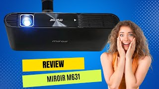 Review Miroir M631 1080p Portable Projector 2023 [upl. by Airyt]