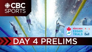 2024 Canadian Olympic amp Paralympic Swimming Trials Preliminaries  Toronto  Day 4  CBC Sports [upl. by Pulchia530]