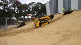 Gehl RT175 hill climb mulch dump [upl. by Hannan119]