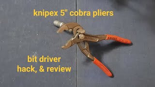 Knipex 5 inch cobra pliers the best edc pliers you can buy [upl. by Howard]