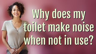 Why does my toilet make noise when not in use [upl. by Annodas]