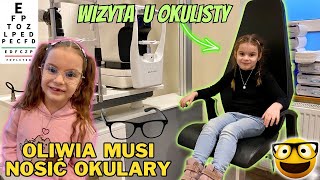 Idziemy do okulisty👀 Wybieramy okulary👓 Spełnione marzenie Oliwii💖 [upl. by Psyche]