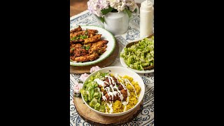 Harissa Chicken amp Yellow Rice Bowls [upl. by Courtenay]