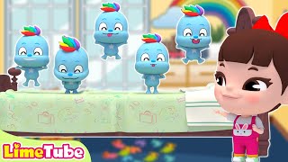 Five Little Monkeys Jumping On The Bed  Nursery Rhymes Song for kids [upl. by Aehtna]