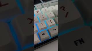 Retro Pacman keycaps w Nimbleback keyboard 😊 shortvideo cutestuff gaming retro [upl. by Lea764]