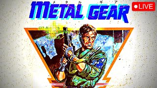 🔴LIVE My First Time Ever Playing Metal Gear [upl. by Langham]