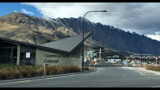 Queenstown  Drive Through City Centre [upl. by Eelrebmyk268]