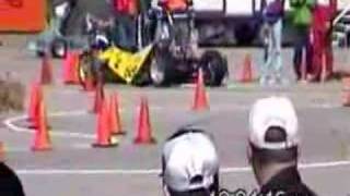 2000 FAMUFSU Formula SAE Endurance Crash [upl. by Aitat]