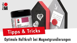 Magnetgrundierung auftragen  Marabu TippsampTricks [upl. by Lynnelle]