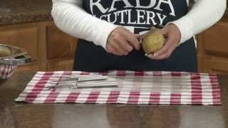 Best Way to Peel a Potato  Knife or Peeler  RadaCutlerycom [upl. by Ahseyt317]