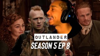 Reaction to Outlander S5E8 quotSORRY ROGERquot [upl. by Dupuy]