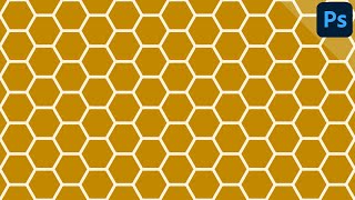 Create a honeycomb pattern  Seamless hexagon pattern  PHOTOSHOP TUTORIAL  ABSTRACT amp CREATIVE [upl. by Leahcimnhoj35]