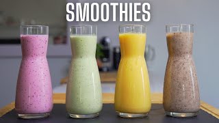 4 SMOOTHIES POUR FAIRE LE PLEIN DE VITAMINES  FOOD IS LOVE [upl. by Arjun474]