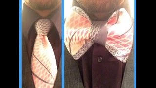 How to turn your Necktie into a Bowtie [upl. by Henarat]