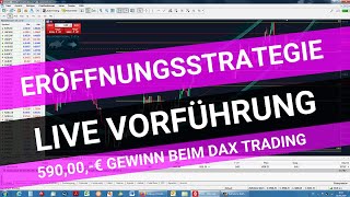 CFD Trading Einfache Eröffnungsstrategie feat Birger Schäfermeier LIVE Vorführung [upl. by Monro]