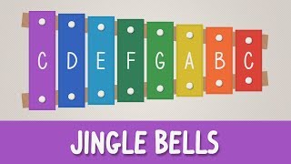 How to play Jingle Bells on a Xylophone  Christmas Songs [upl. by Hcirteid]