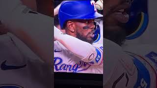 Adolis Garcia walk off home run in 11th inning Texas Rangers win game one World Series [upl. by Ander]