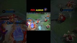 POV ALDOUS💀🗿mobilelegends aldous short [upl. by Bonine]