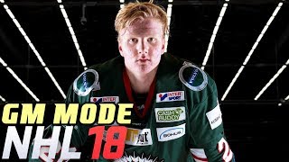 NEW GM MODE ROSTER  NHL 18 [upl. by Gnouv62]