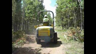 Wacker Neuson Dumper 3001 trail construction [upl. by Alyakem]