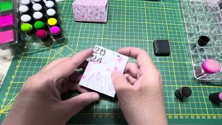 Comment faire un calendrier 📅 2024 tutoriel calendrier miniature 2024 [upl. by Imojean]