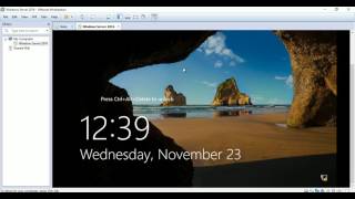 How to Install Windows Server 2016 on Vmware Workstation [upl. by Sivatco]