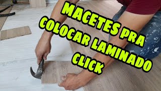 como colocar piso laminado  melhor forma pra instalar piso click  how to lay wooden floors [upl. by Oiramad]