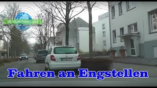 Fahren an Engstellen  Achtung Prüfungen gehen hier schnell zu Ende Fahrstunde  Prüfungsfahrt [upl. by Enylrac]