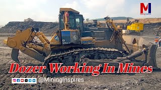 Dozer Working in Mines  Coal Mines  NTPC [upl. by Aiotal]