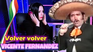 VICENTE FERNANDEZ  Volver Volver  ¿Qué nos transmite  CANTANTE ARGENTINA  REACCION amp ANALISIS [upl. by Kemp]