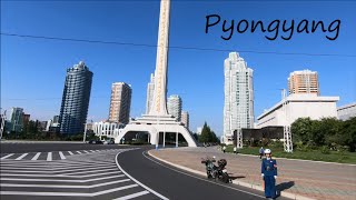 Pelas ruas da capital da COREIA DO NORTE  Pyongyang 2019 [upl. by Assylem]