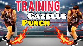 Boxing training GAZELLE PUNCH 🥊🥇 Workout Boxing Gazelle Punch boxing workout tyson combo [upl. by Aillij906]