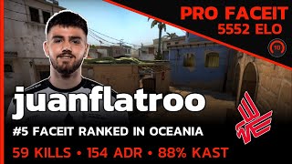 5500 ELO juanflatroo Bad News Eagles 59 KILLS on MIRAGE🔥 MIRAGE FACEIT LVL 10  CSGO POV [upl. by Roath]