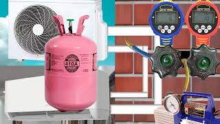 R410A Refrigerant Charging Procedure in Air Conditioning by Weight [upl. by Neelhtak203]