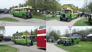 Amberley Museum West Sussex Spring Bus Show 30th April 2023 [upl. by Jacquenetta]