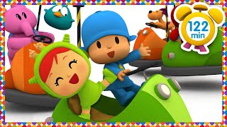 🎡POCOYO em PORTUGUÊS do BRASIL  Parque de diversões 122 minutos DESENHOS ANIMADOS para crianças [upl. by Giustina]