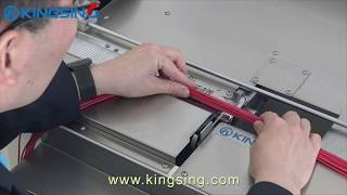 Automatic Nylon Cable Tie Tying amp Bundling Machine [upl. by Williamson275]