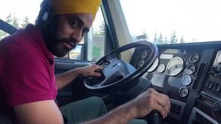 How to shift 13 speed transmission Part2 upshifting and downshifting ਸਿੱਖੋ ੧੩ ਗੇਅਰਾ ਆਲਾ ਟਰੱਕ [upl. by Yroj]