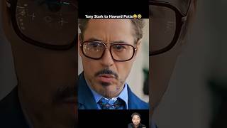 Tony Stark introduce himself to his father when on time heist with steve 🗿marvel shorts viral [upl. by Refinneg750]