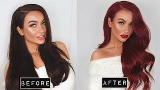 HOW TO Go from DARK BROWN to RED at home in 1 Day [upl. by Eal]