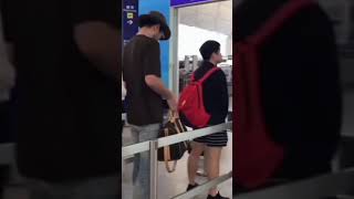 Fancam Godfrey Gao at airport [upl. by Enier]